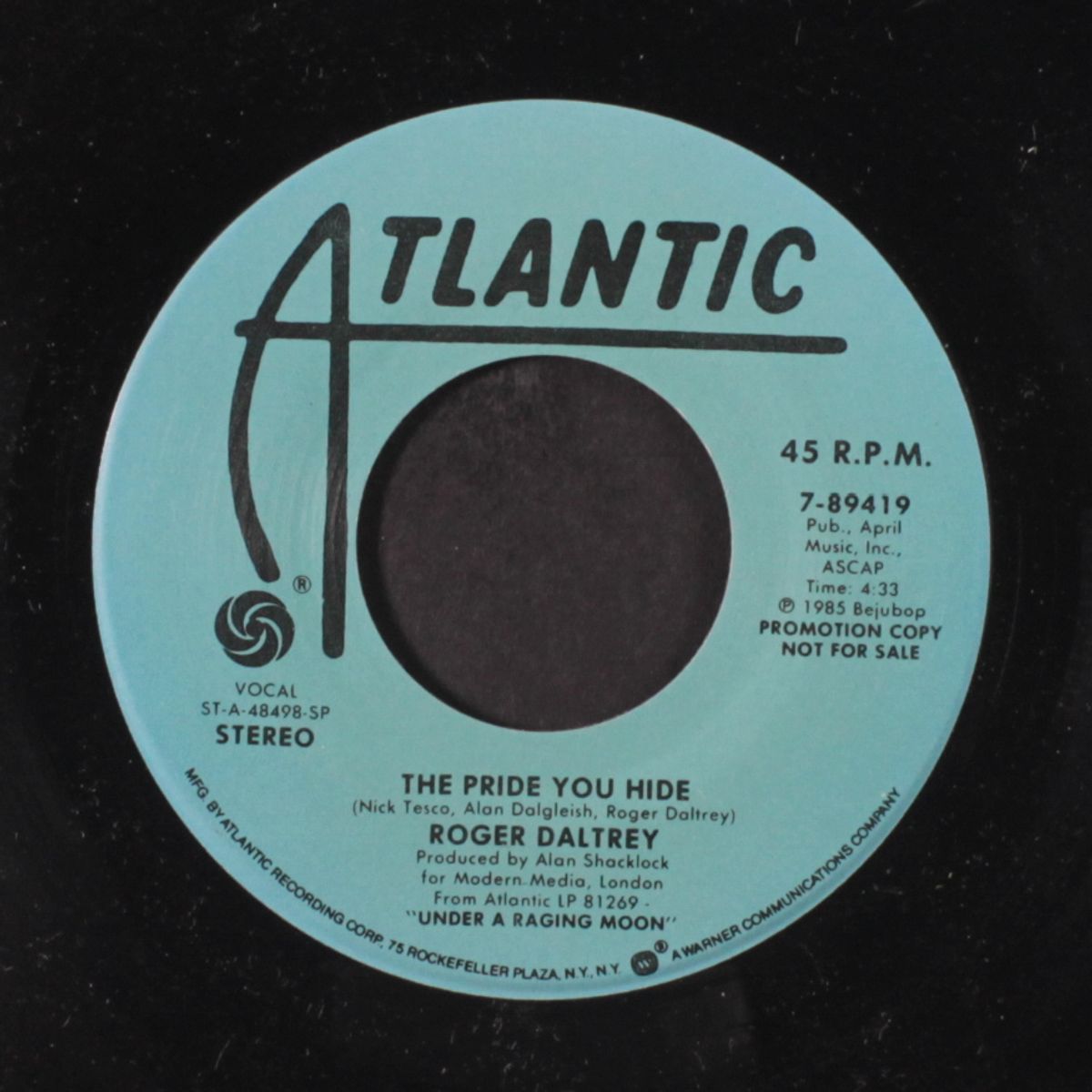 the pride you hide / same by ROGER DALTREY