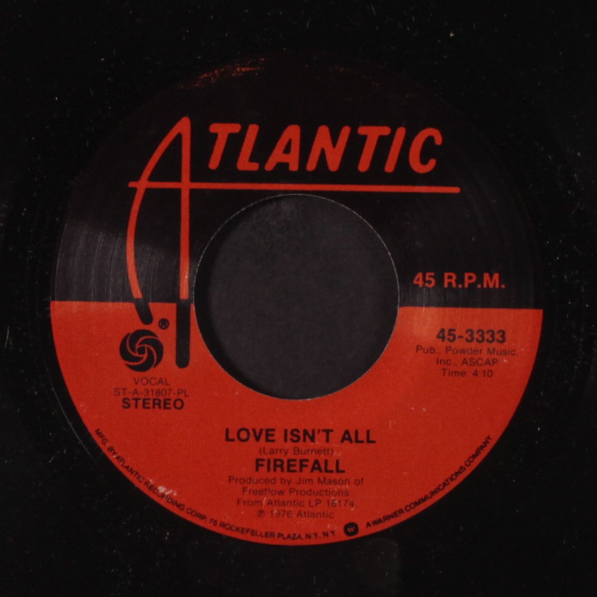 livin' ain't livin' / love isn't all by FIREFALL