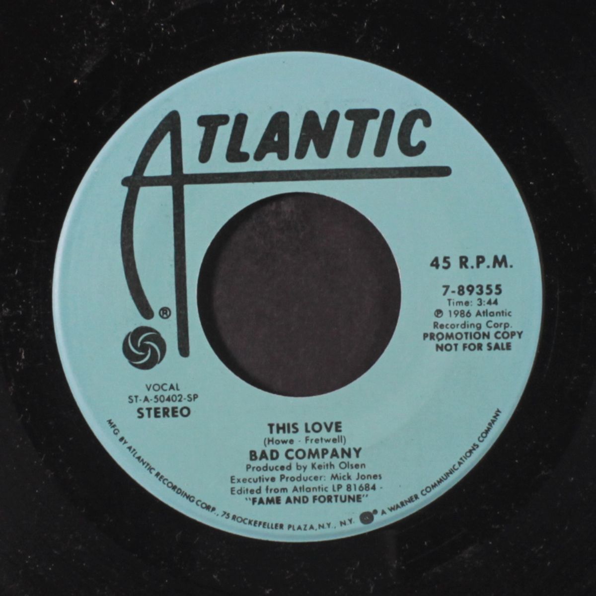 this love / same by BAD COMPANY