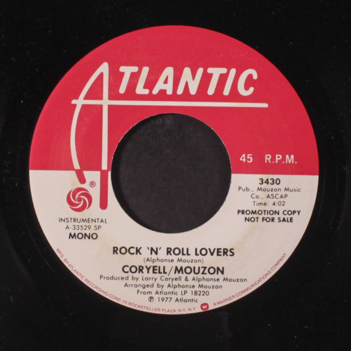 rock 'n' roll lovers / mono by LARRY CORYELL / ALPHONSE MOUZON