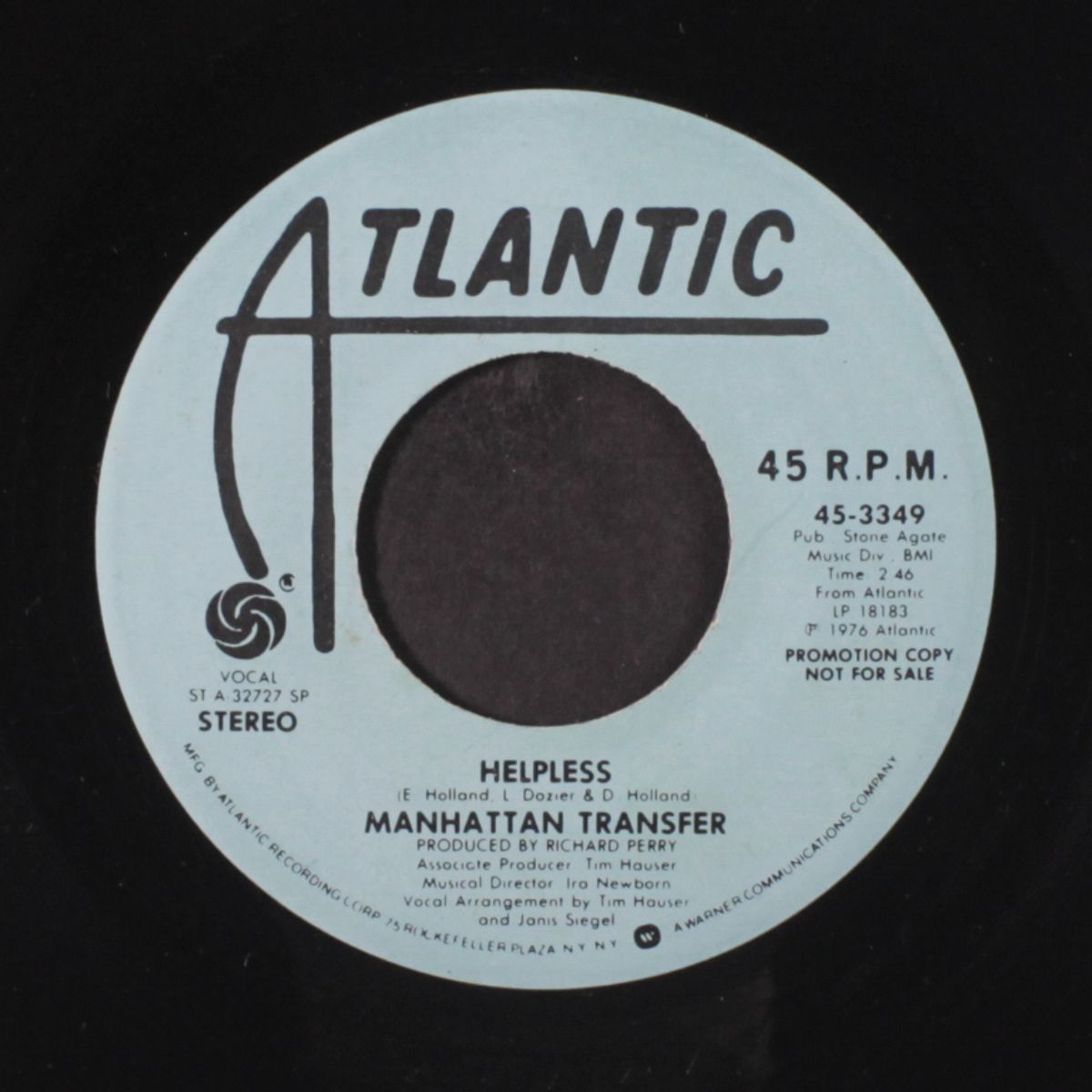 helpless / mono by MANHATTAN TRANSFER
