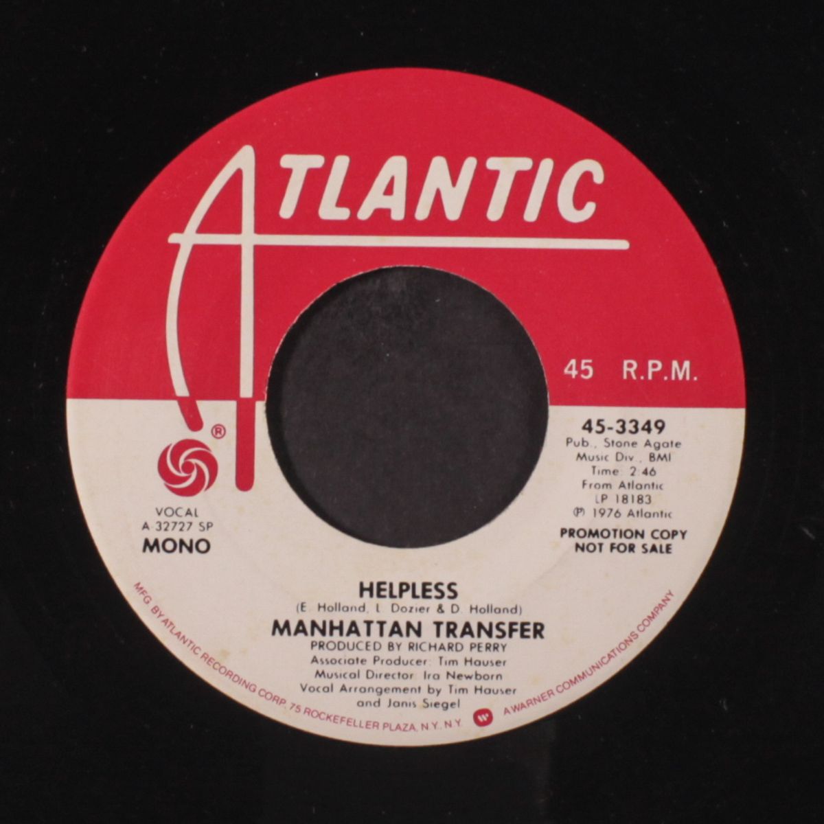 helpless / mono by MANHATTAN TRANSFER