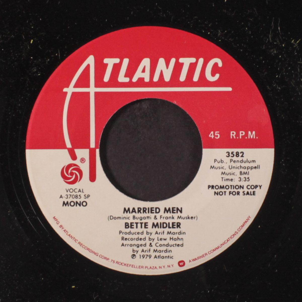 married men / mono by BETTE MIDLER