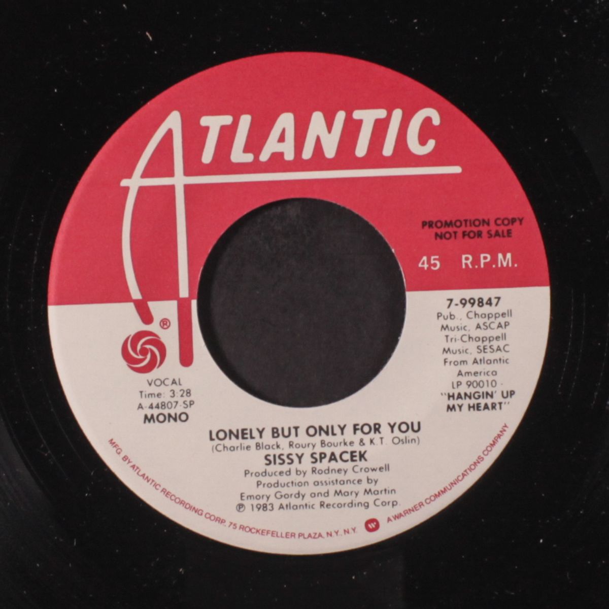 lonely but only for you / mono by SISSY SPACEK