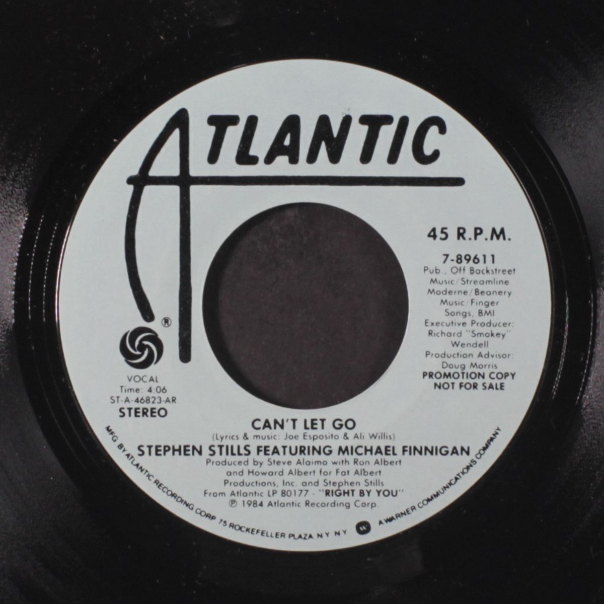 can't let go / same by STEPHEN STILLS