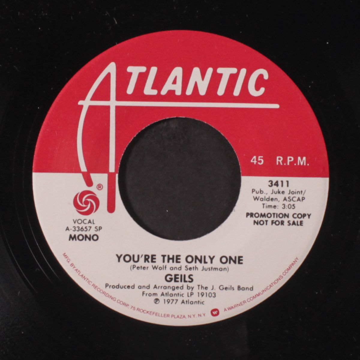 you're the only one / mono by J. GEILS BAND