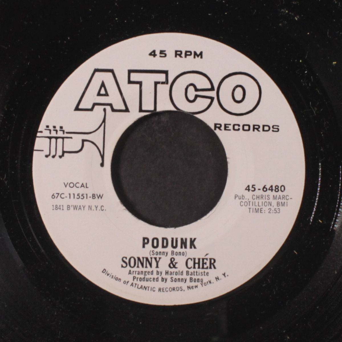 a beautiful story / podunk by SONNY & CHER