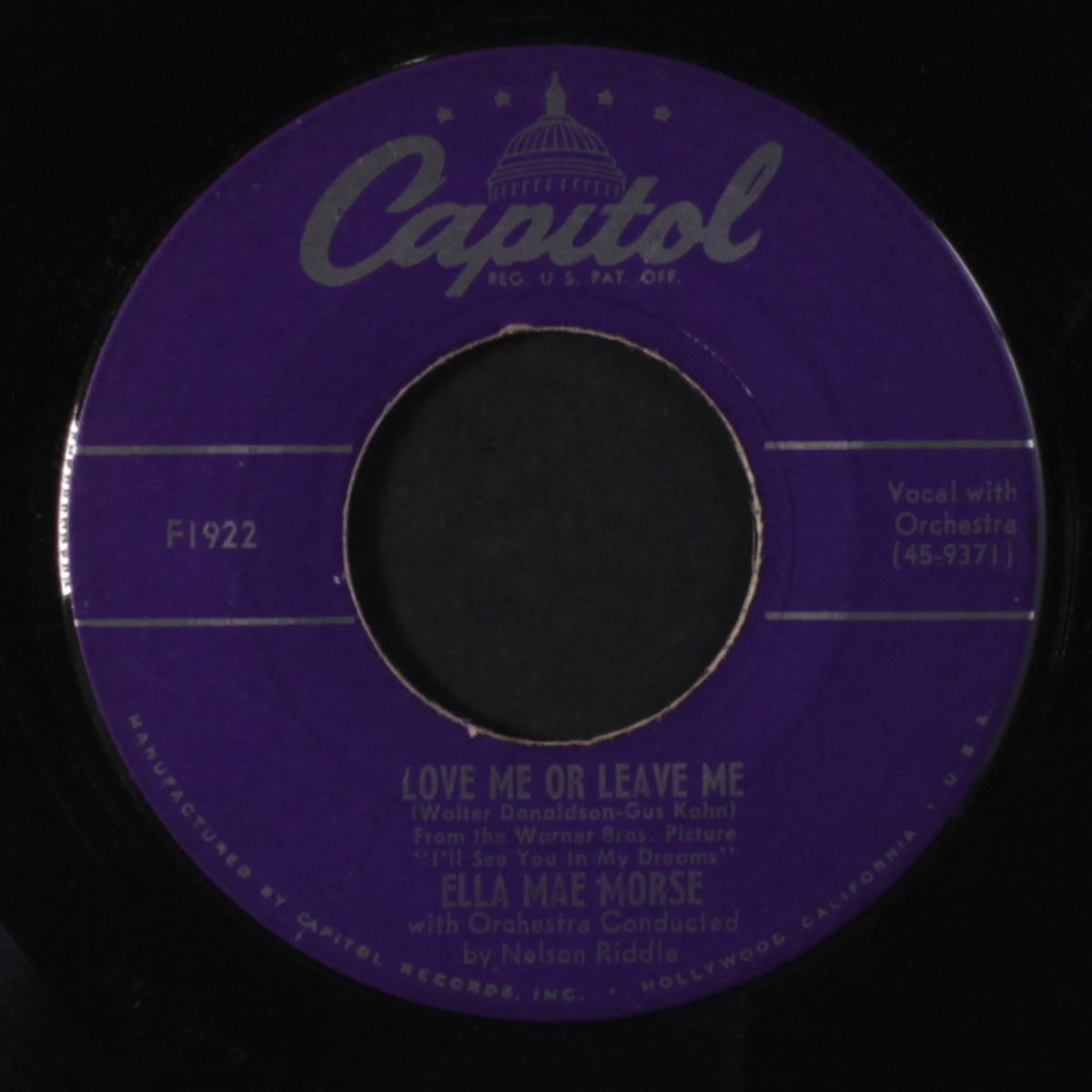 the blacksmith blues / love me or leave me by ELLA MAE MORSE