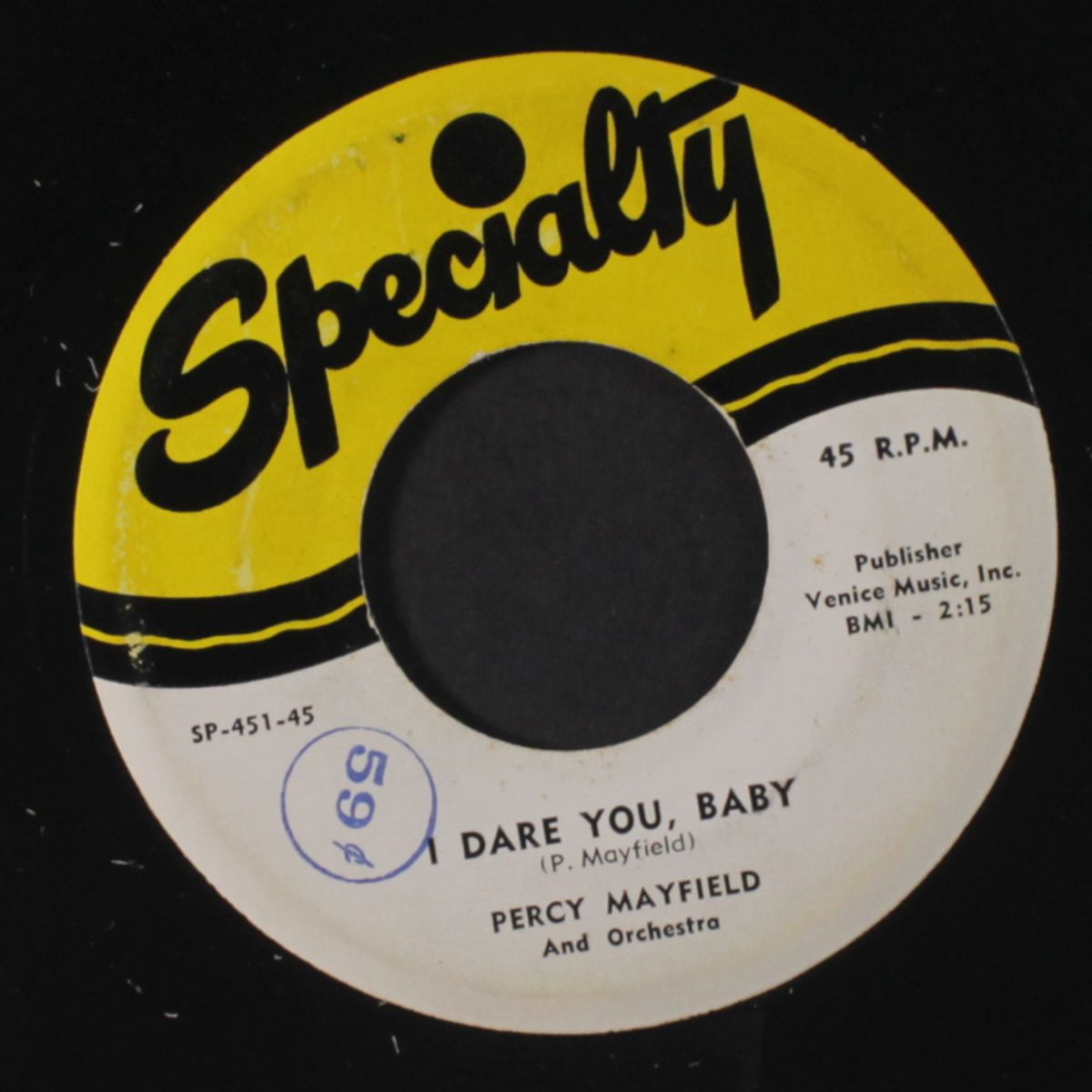 the river's invitation / i dare you, baby by PERCY MAYFIELD