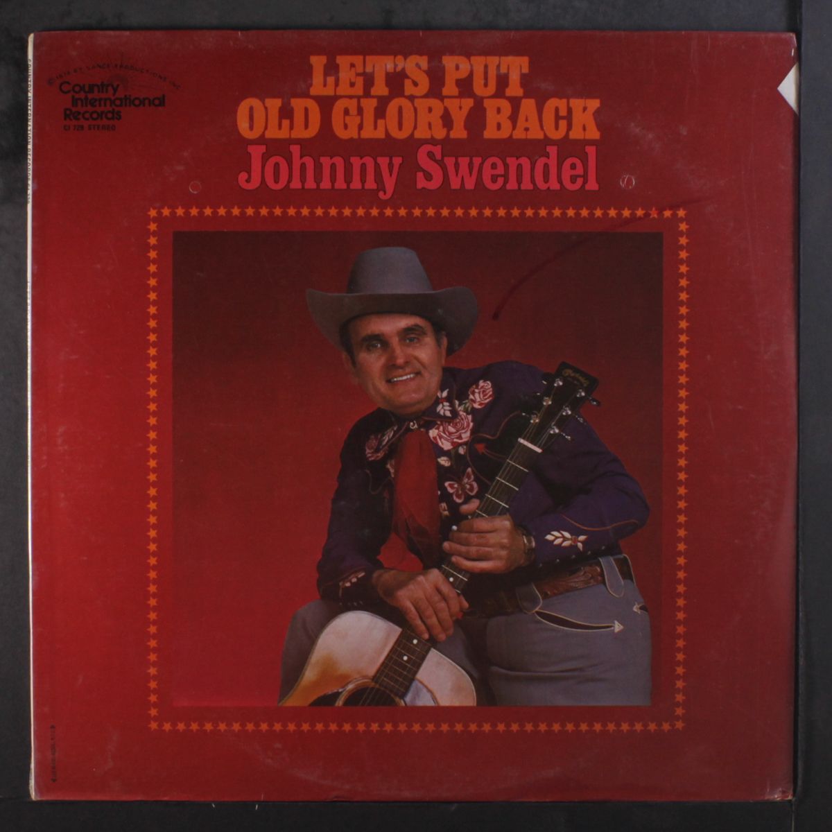 let's put old glory back by JOHNNY SWENDEL