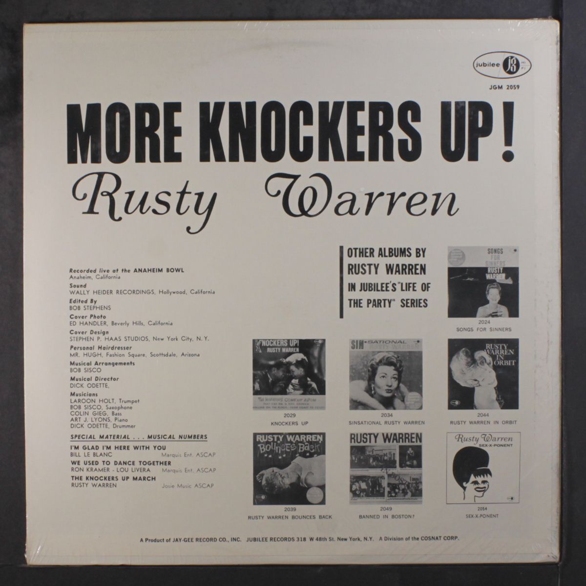 more knockers up! by RUSTY WARREN