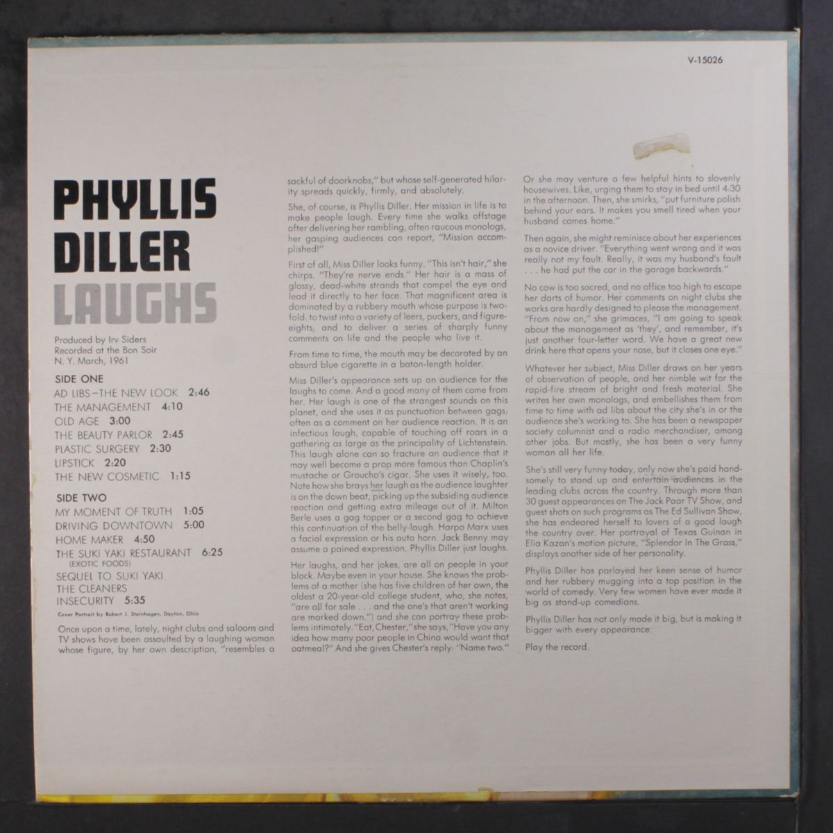 laughs by PHYLLIS DILLER