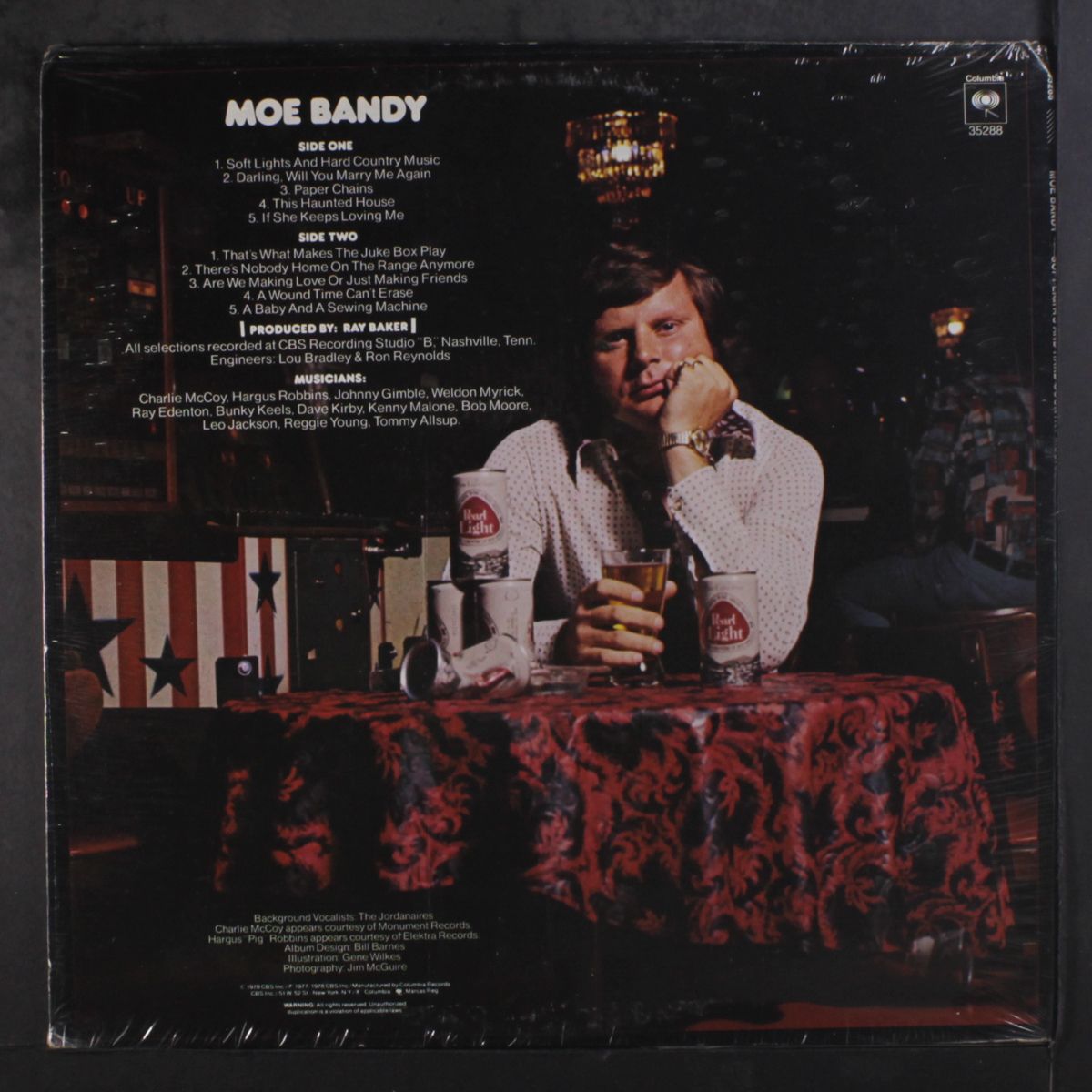 soft lights & hard country music by MOE BANDY