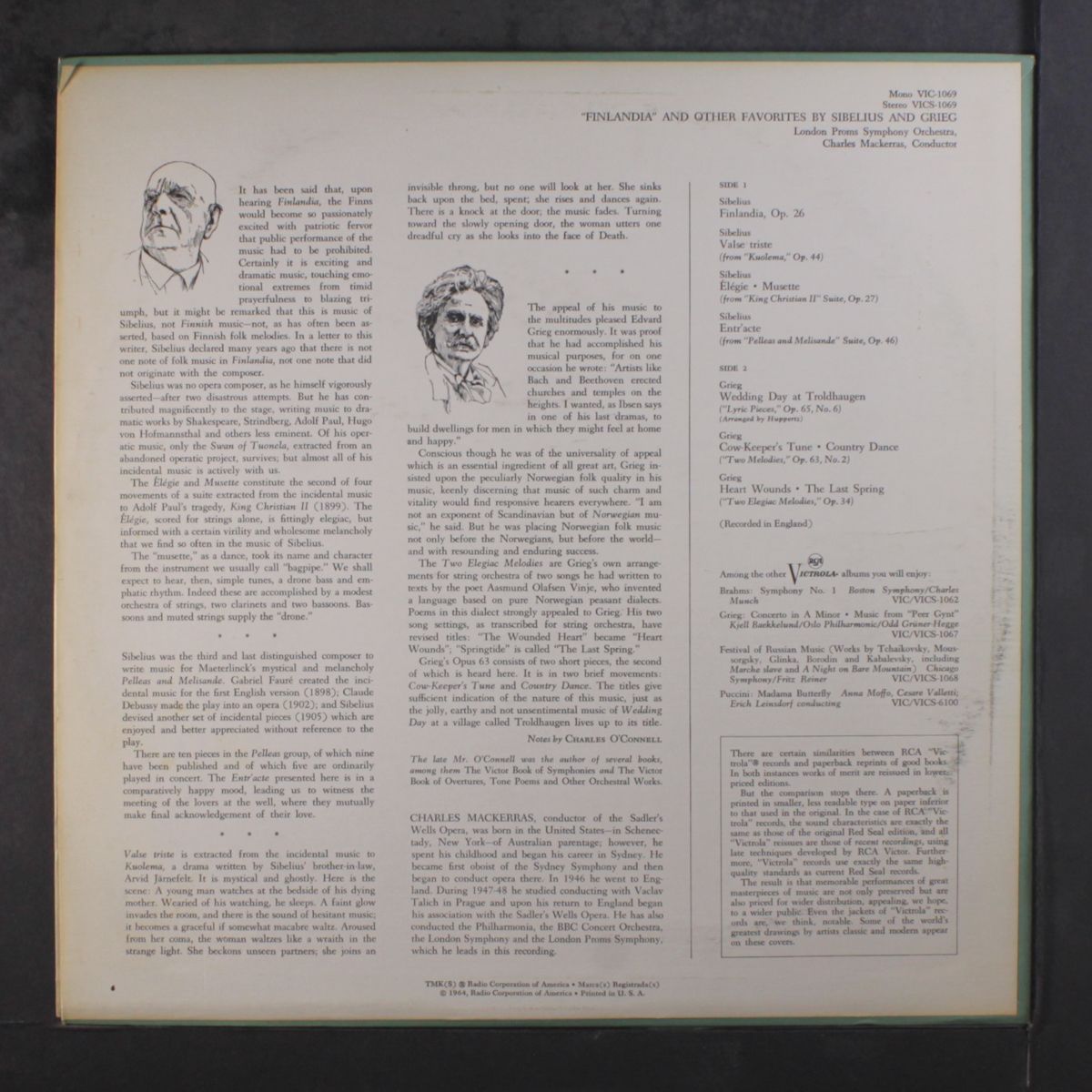 finlandia and other favorites by sibelius and grieg by CHARLES MACKERRAS