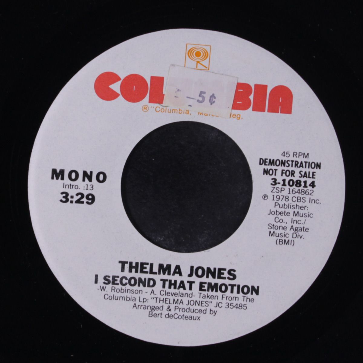 i second that emotion / mono by THELMA JONES