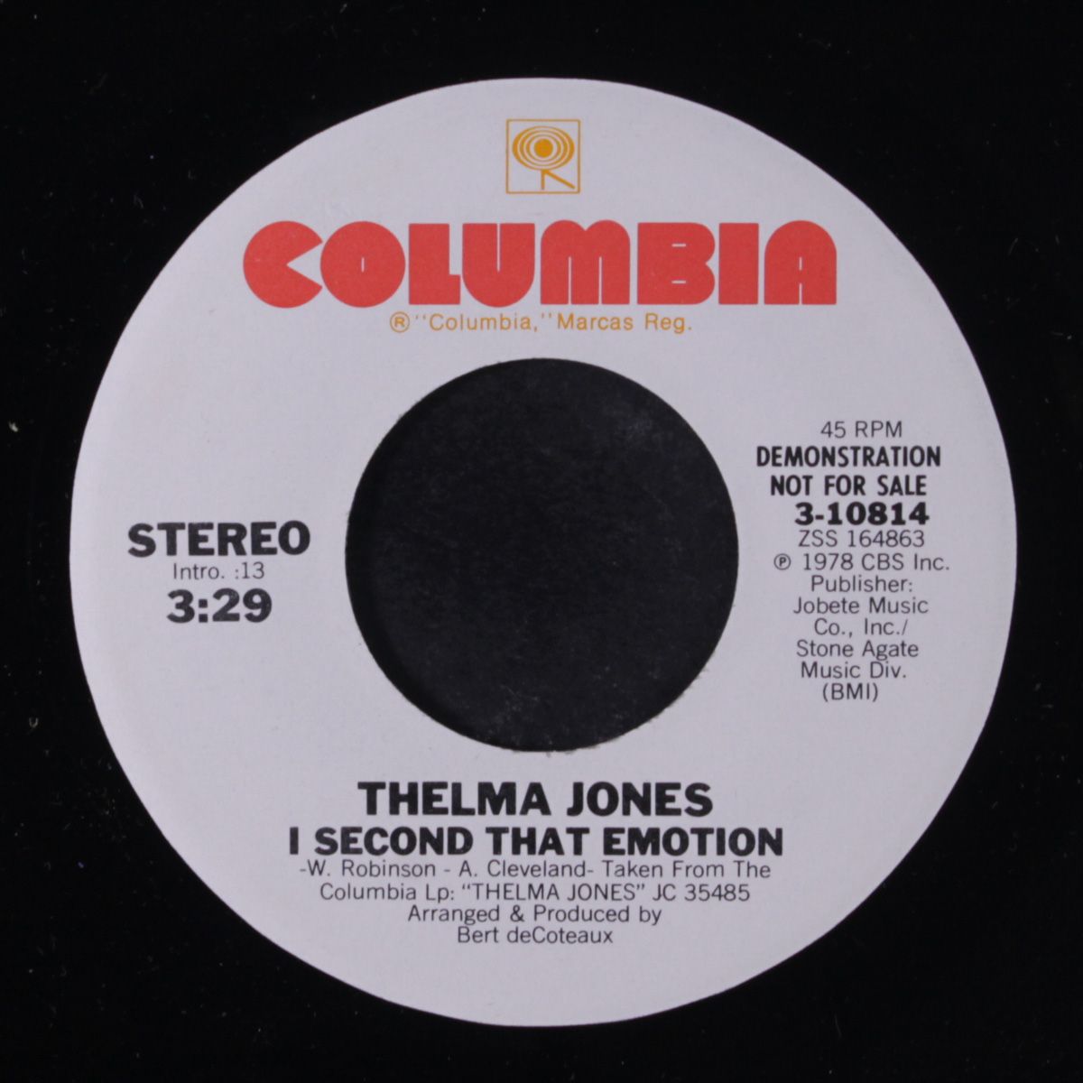 i second that emotion / mono by THELMA JONES