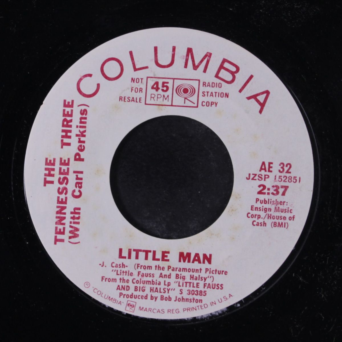 ballad of little fauss and big halsy by TENNESSEE THREE