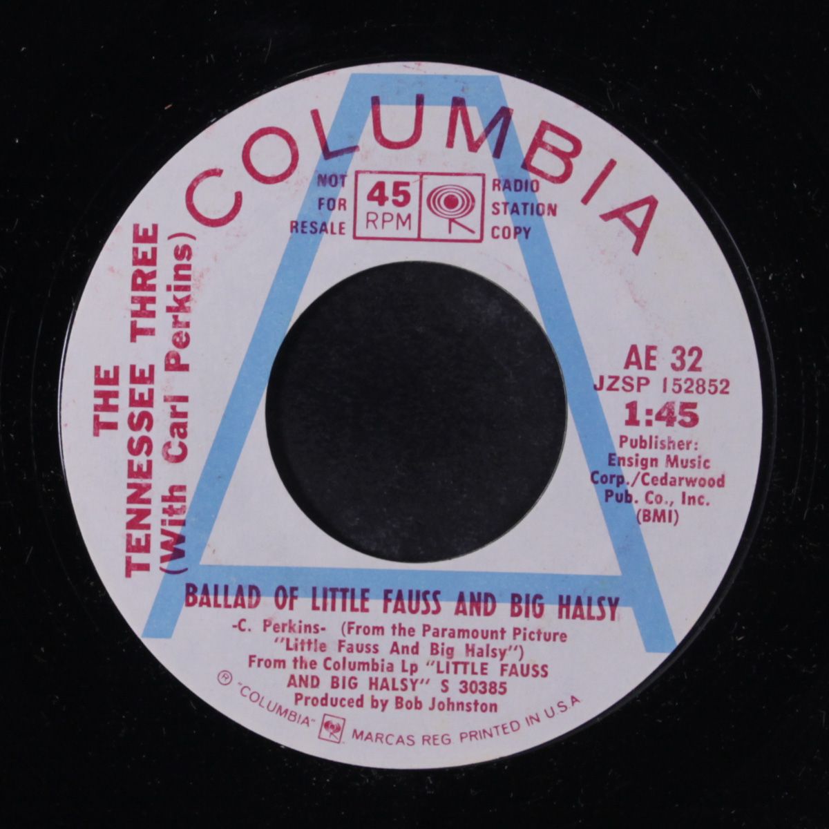 ballad of little fauss and big halsy by TENNESSEE THREE