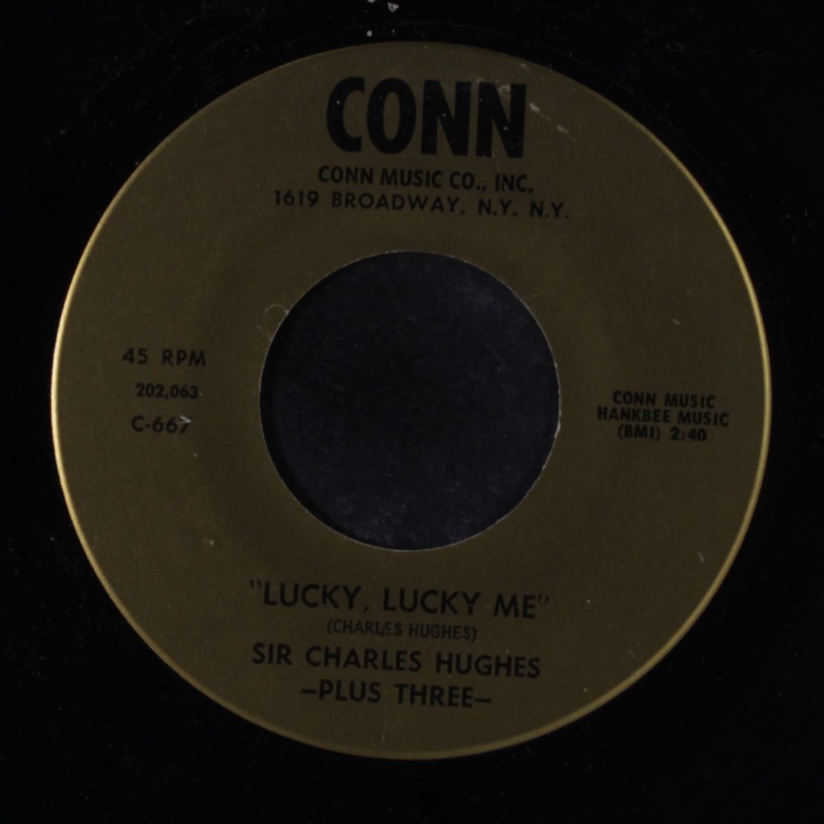 do the willoughby / lucky, lucky me by SIR CHARLES HUGHES