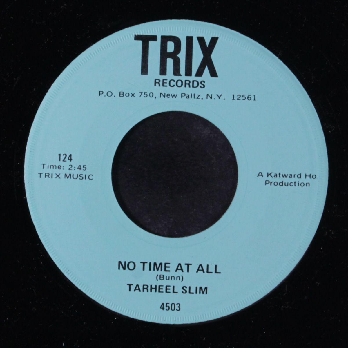 no time at all / superstitious by TARHEEL SLIM