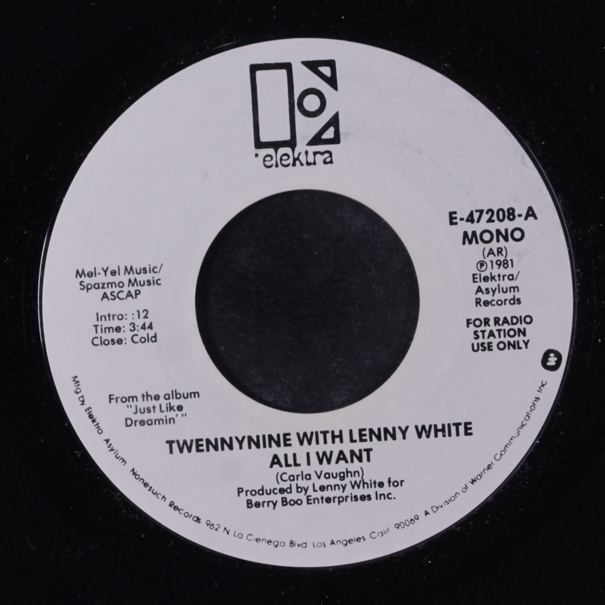 all i want / mono by TWENNYNINE WITH LENNY WHITE