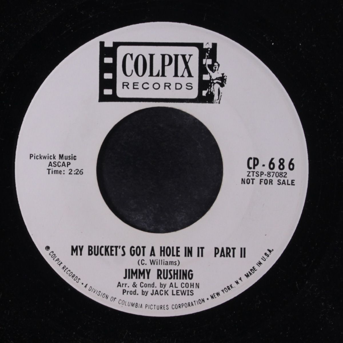 my bucket's got a hole in it by JIMMY RUSHING
