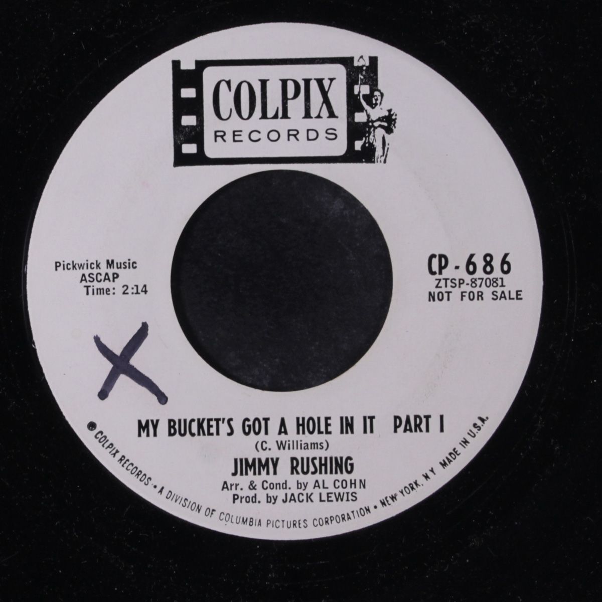my bucket's got a hole in it by JIMMY RUSHING
