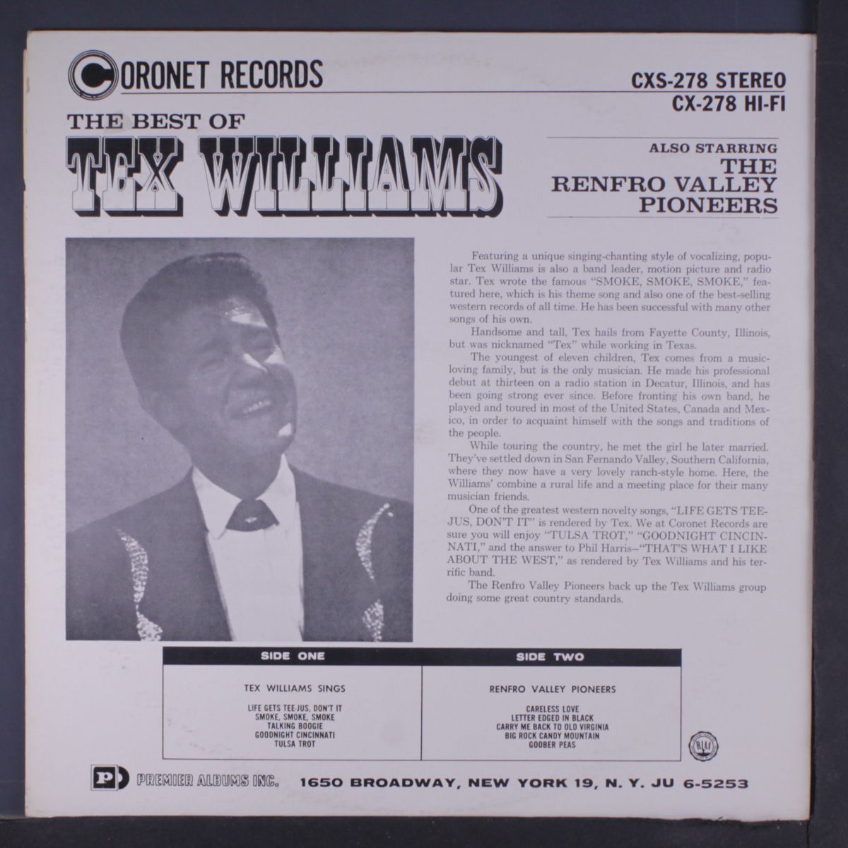 best of by TEX WILLIAMS