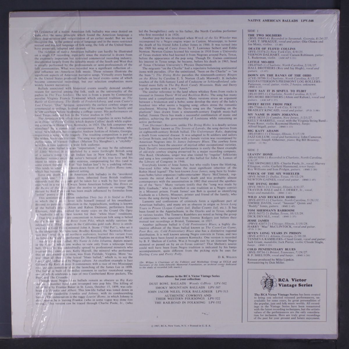 native american ballads by VARIOUS