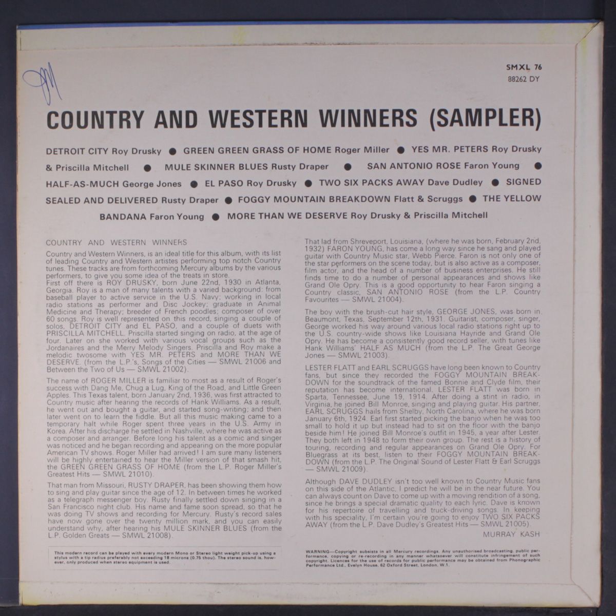 country & western winners by VARIOUS