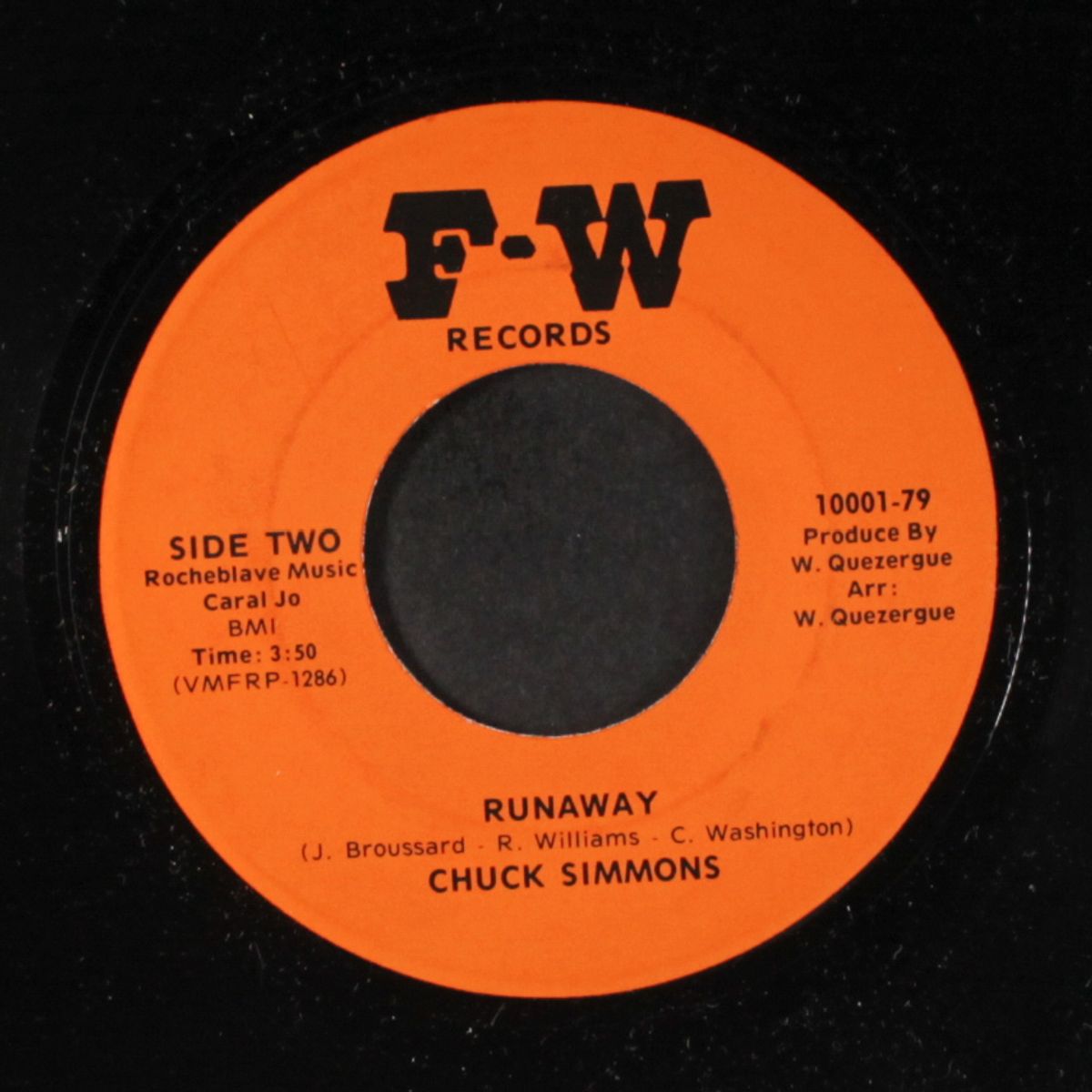 runaway / don't send me to no doctor by CHUCK SIMMONS