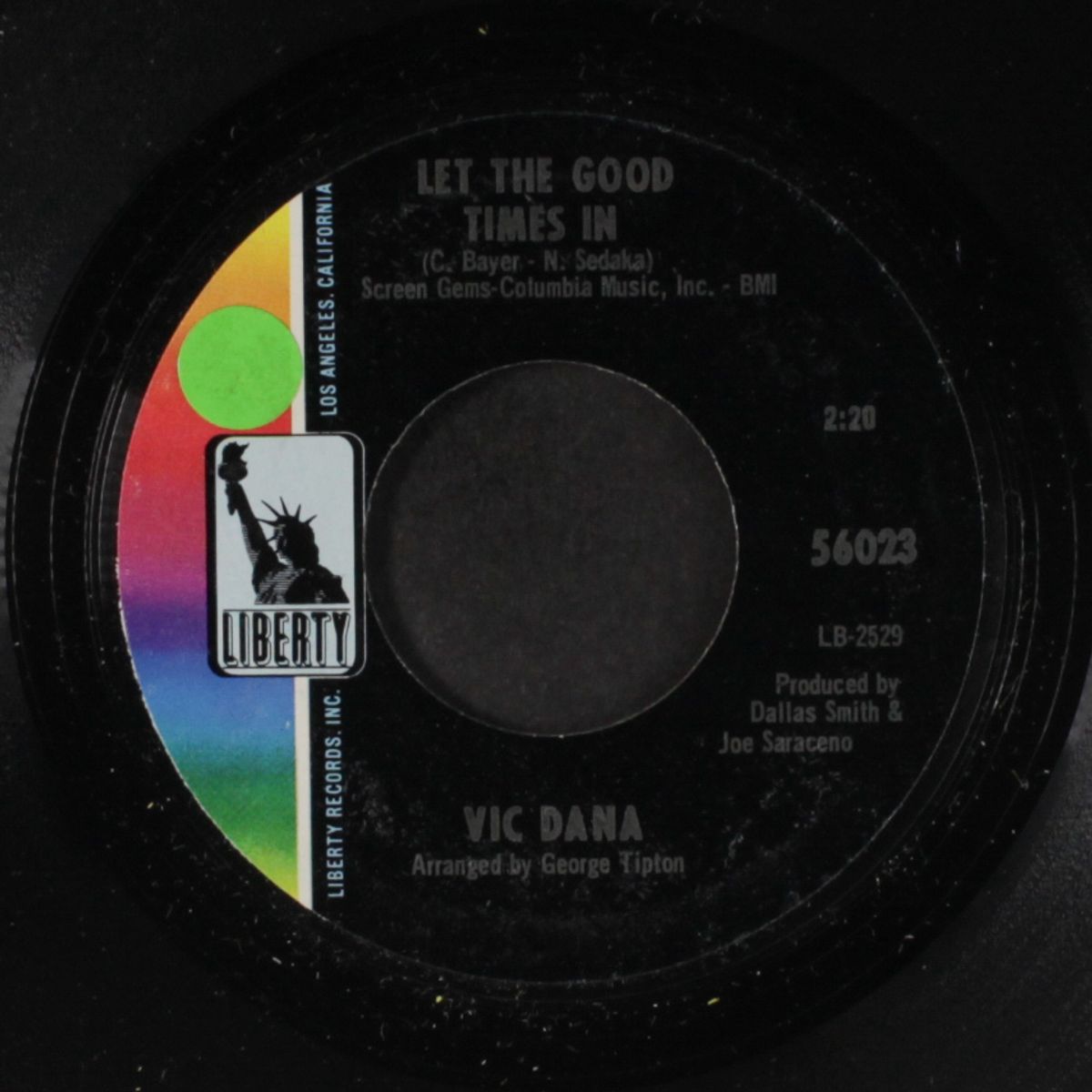 let the good times in / the glory of love by VIC DANA