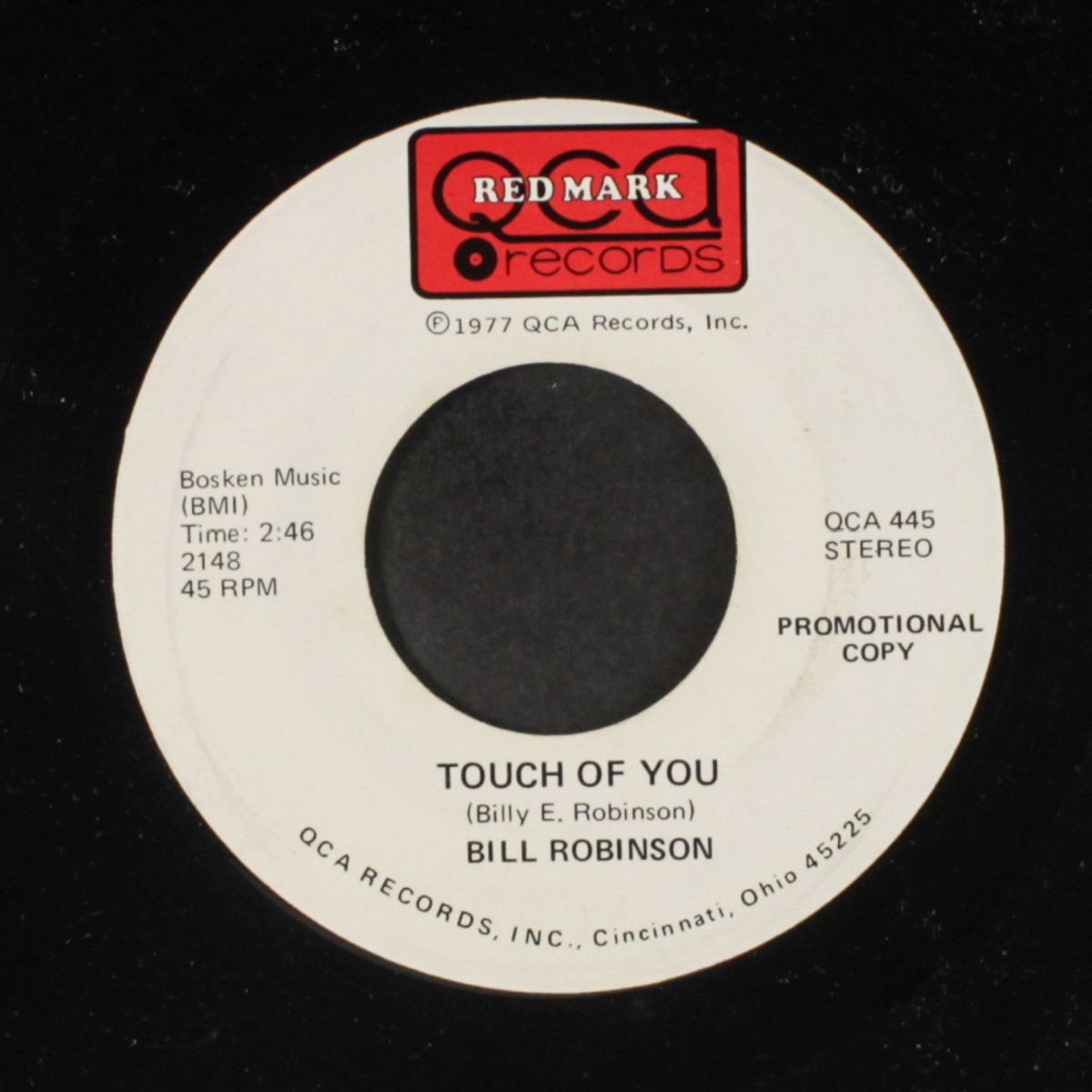 sugar pie, honey bunch / touch of you by BILL ROBINSON