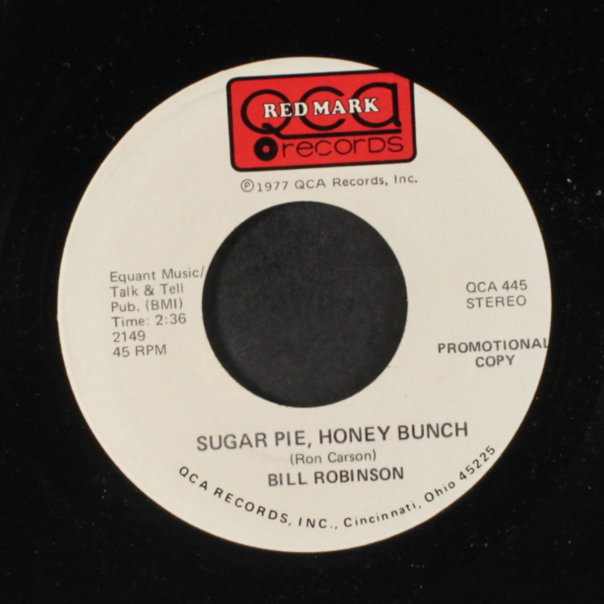 sugar pie, honey bunch / touch of you by BILL ROBINSON
