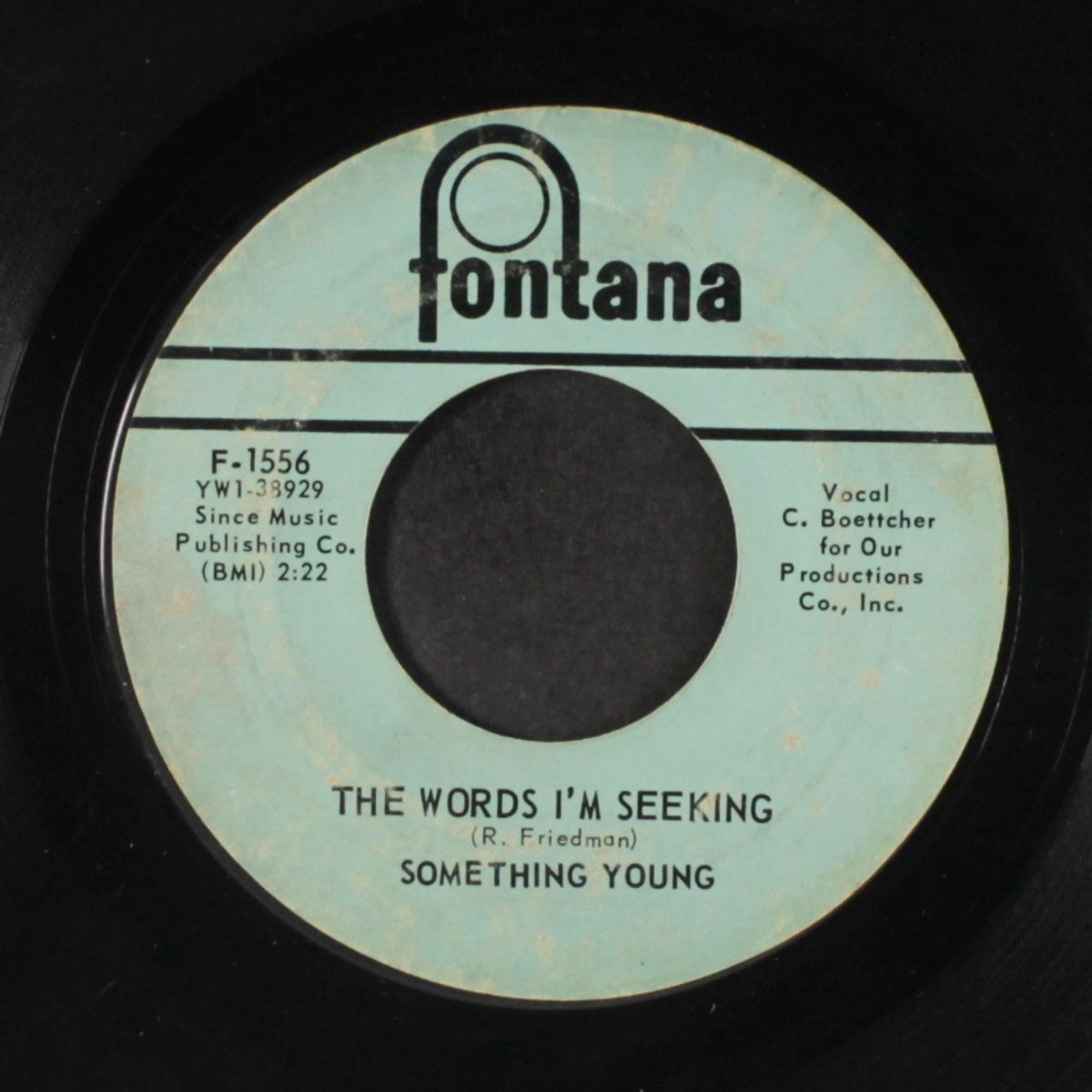 oh don't come crying back to me / the words i'm seeking by SOMETHING YOUNG