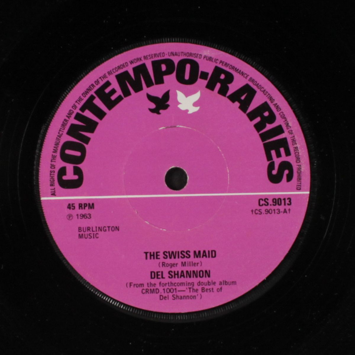 hey little girl / the swiss maid by DEL SHANNON