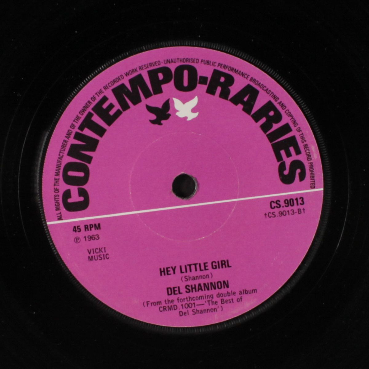 hey little girl / the swiss maid by DEL SHANNON