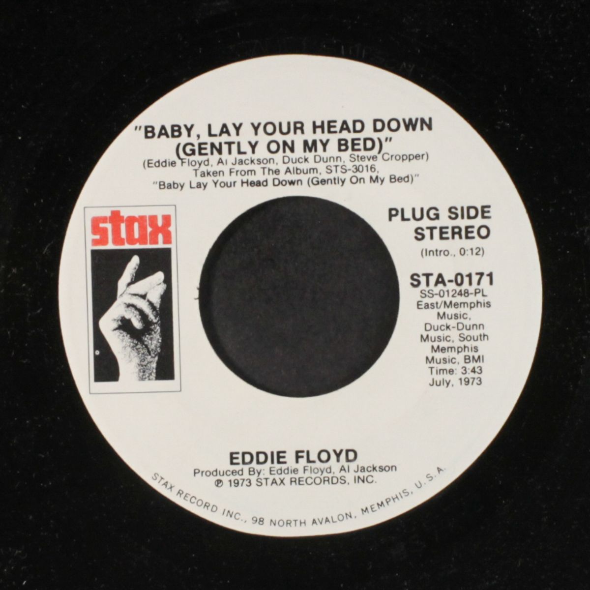 baby lay your head down by EDDIE FLOYD