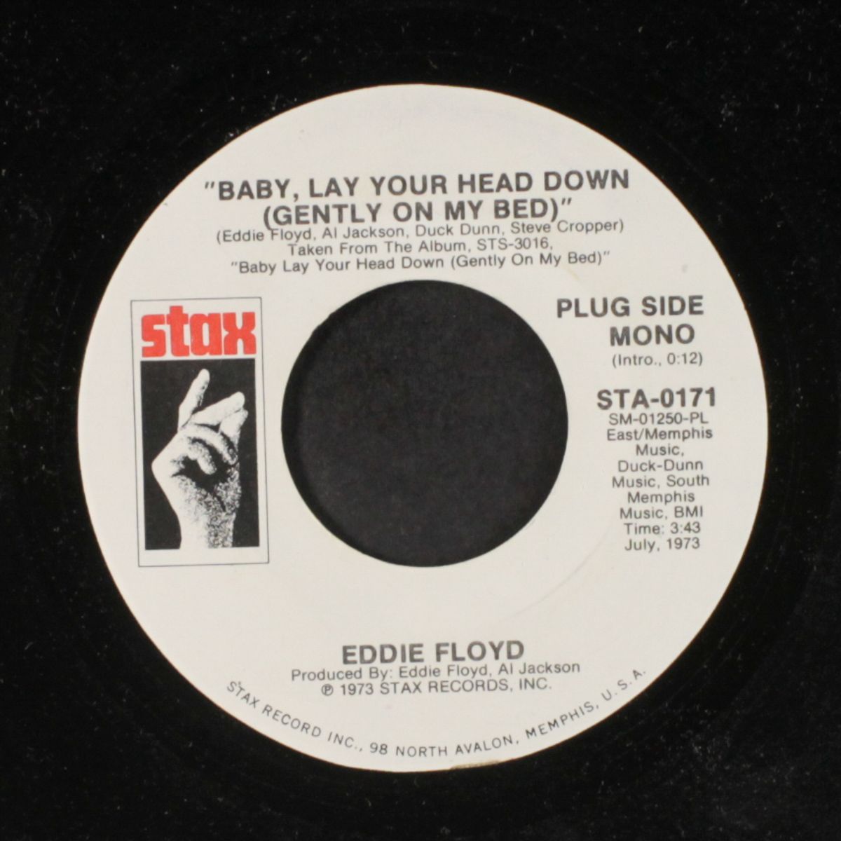 baby lay your head down by EDDIE FLOYD