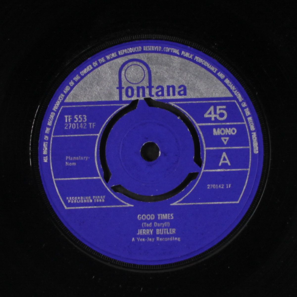 good times by JERRY BUTLER