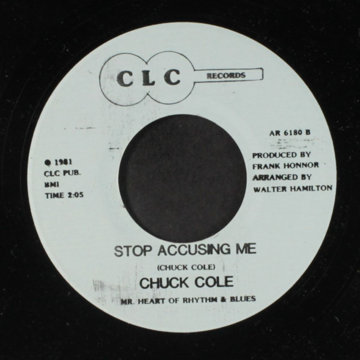 your loving / stop accusing me by CHUCK COLE