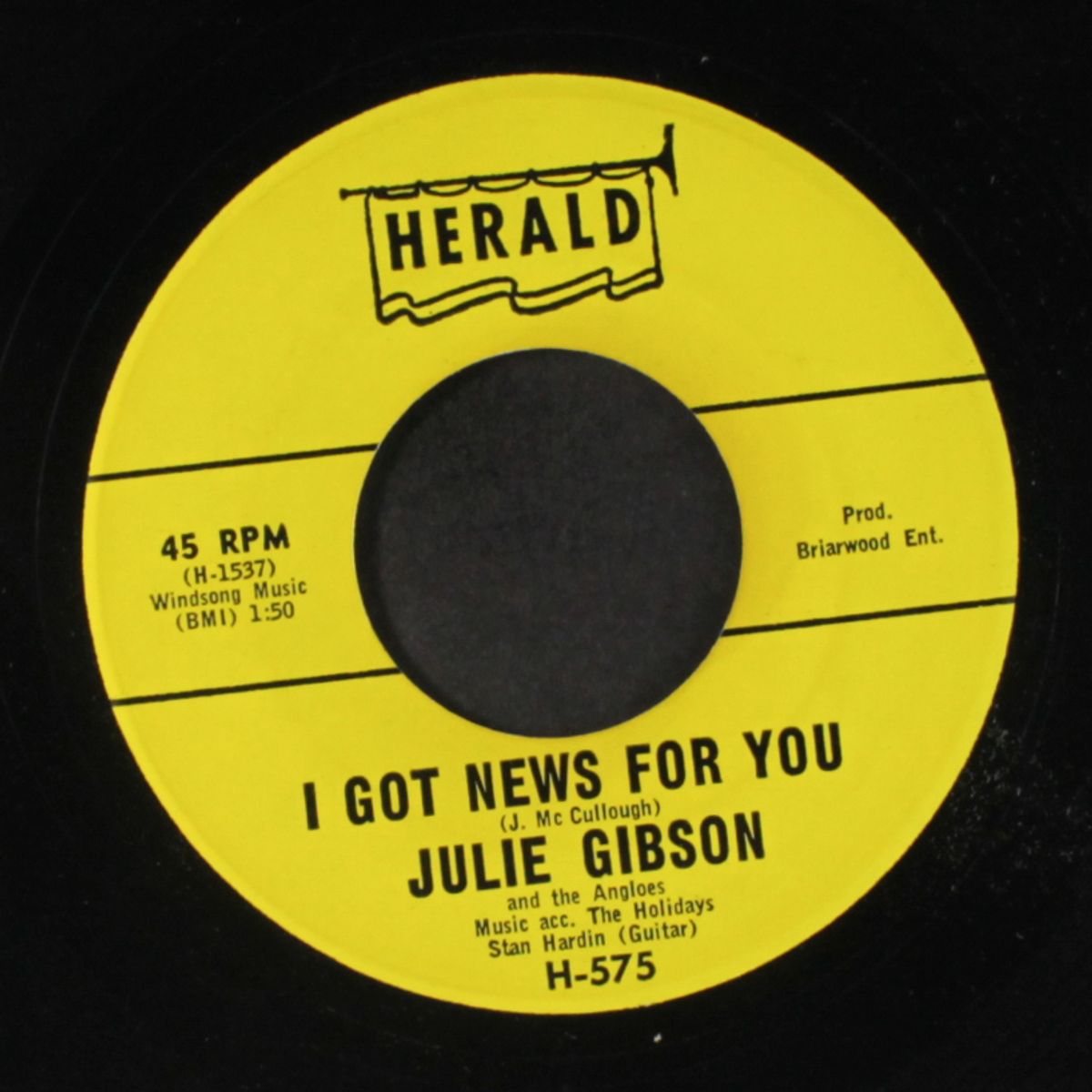i got news for you / you've been cheatin' on me by JULIE GIBSON & ANGLOWS