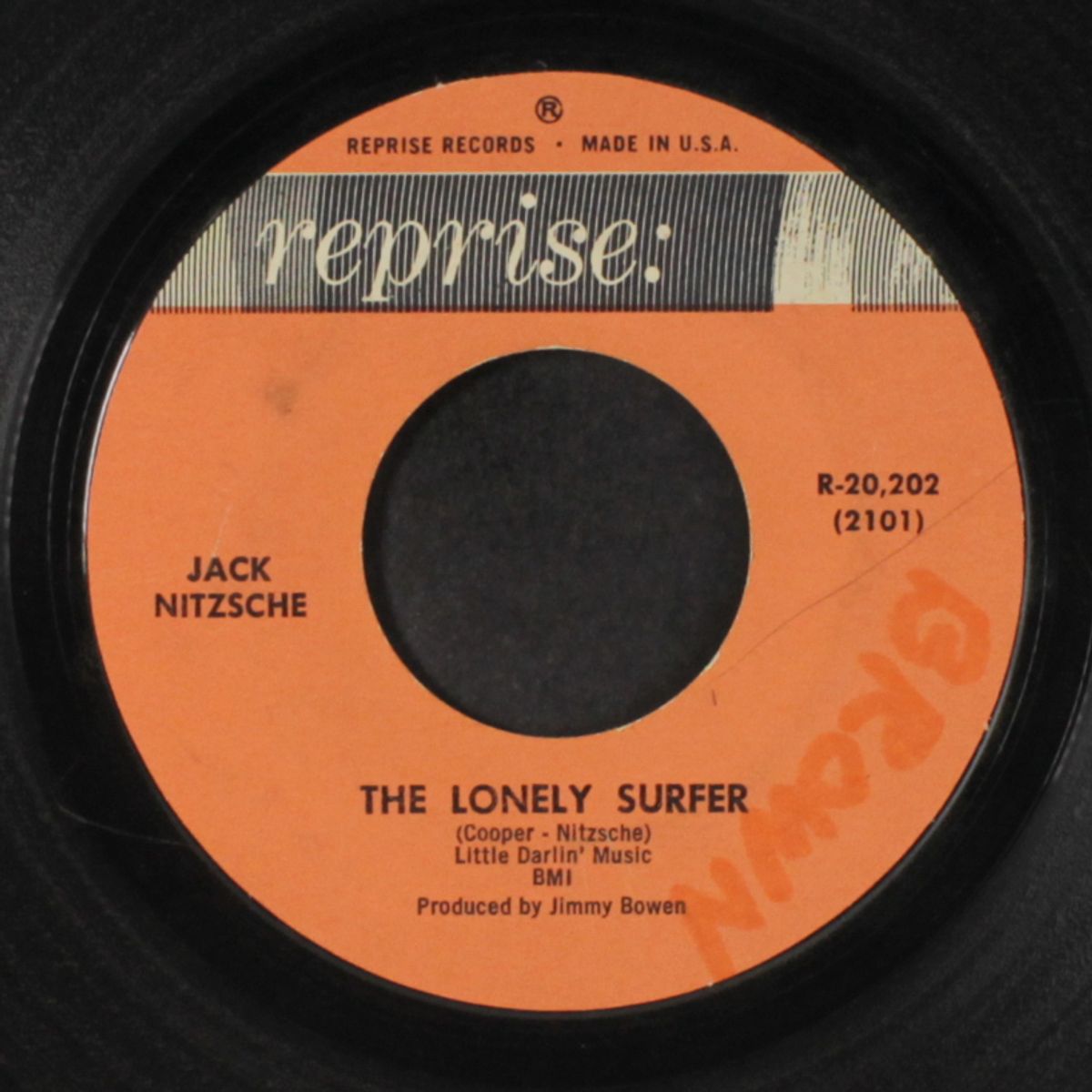 the lonely surfer / song for a summer night by JACK NITZSCHE
