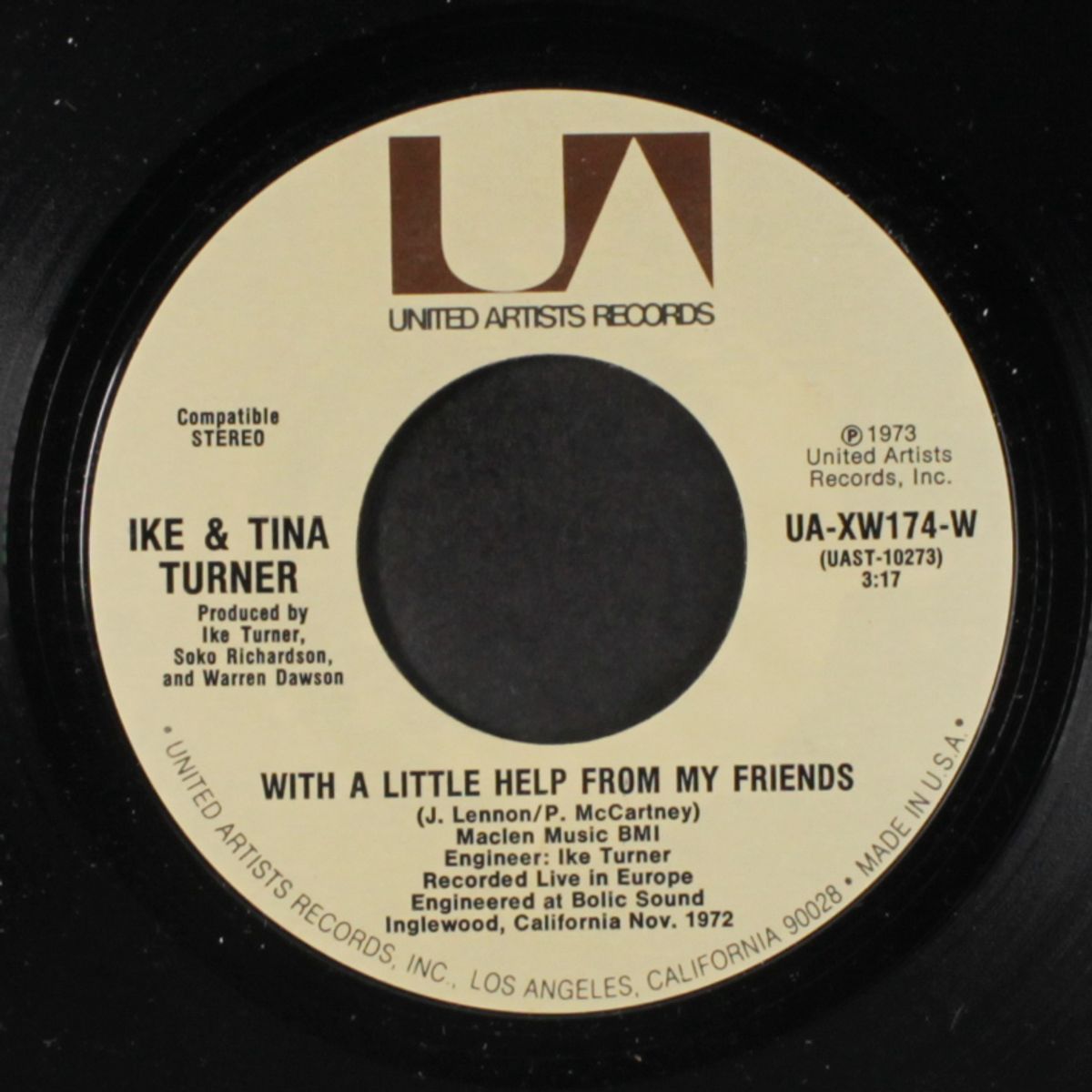early one morning / with a little help from my friends by IKE & TINA TURNER