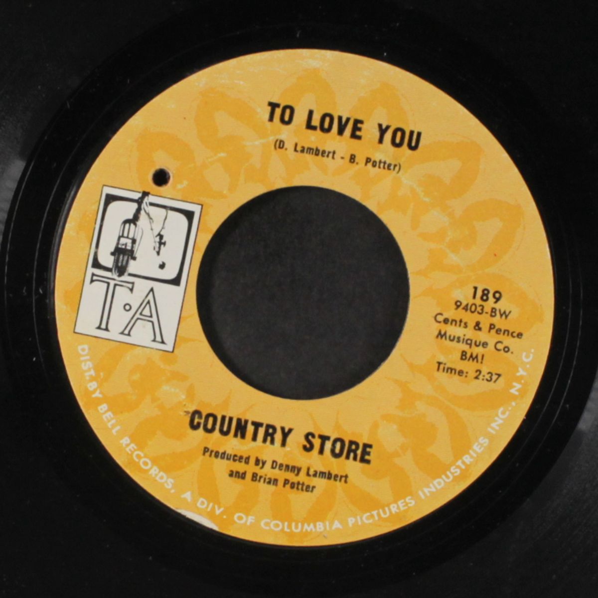 to love you / heartache by COUNTRY STORE