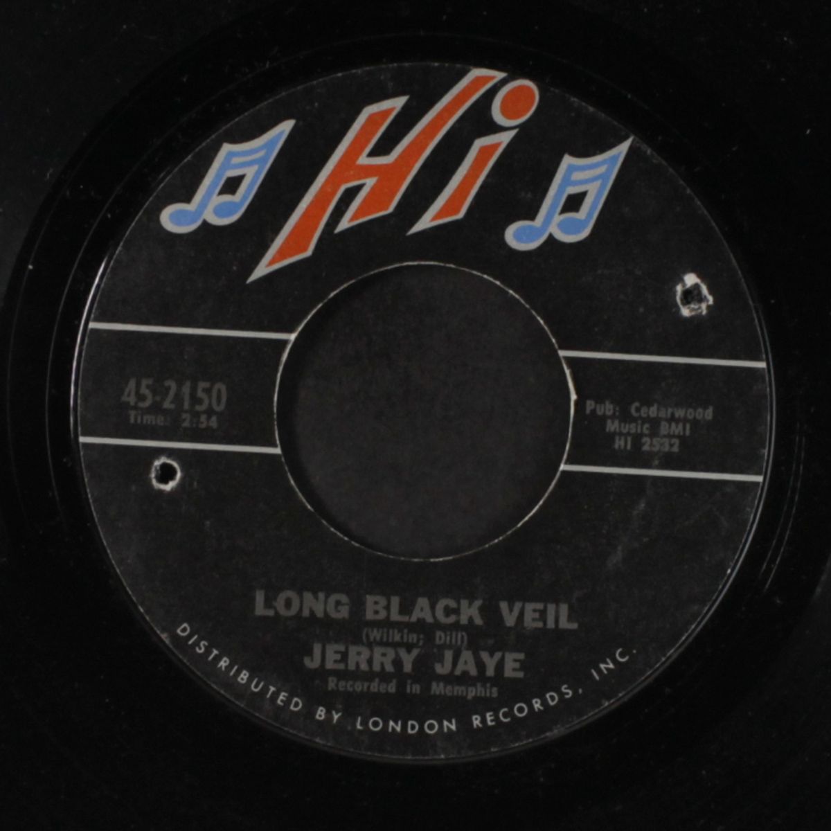 long black veil / i started loving you again by JERRY JAYE