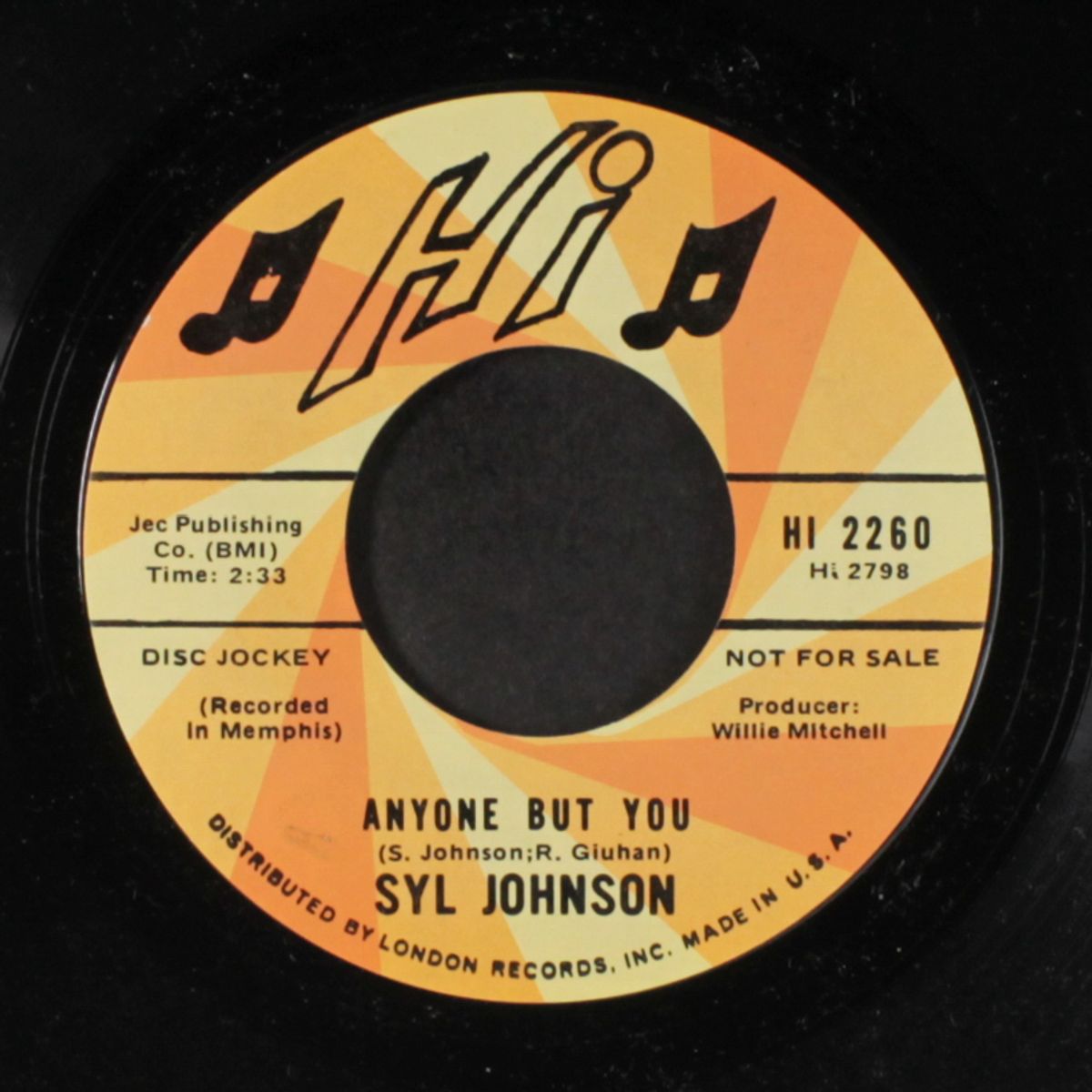 i'm yours / anyone but you by SYL JOHNSON