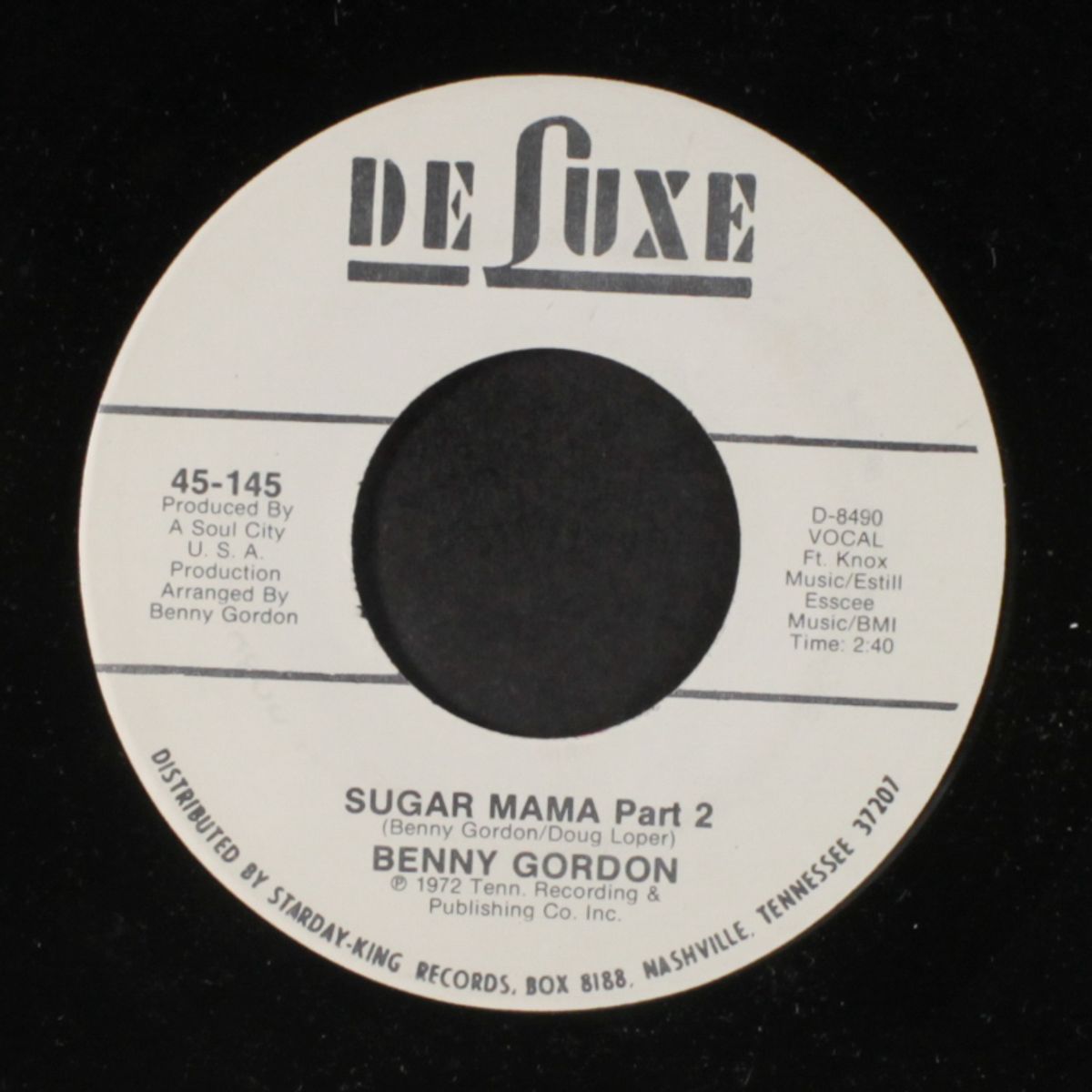 sugar mama / part 2 by BENNY GORDON