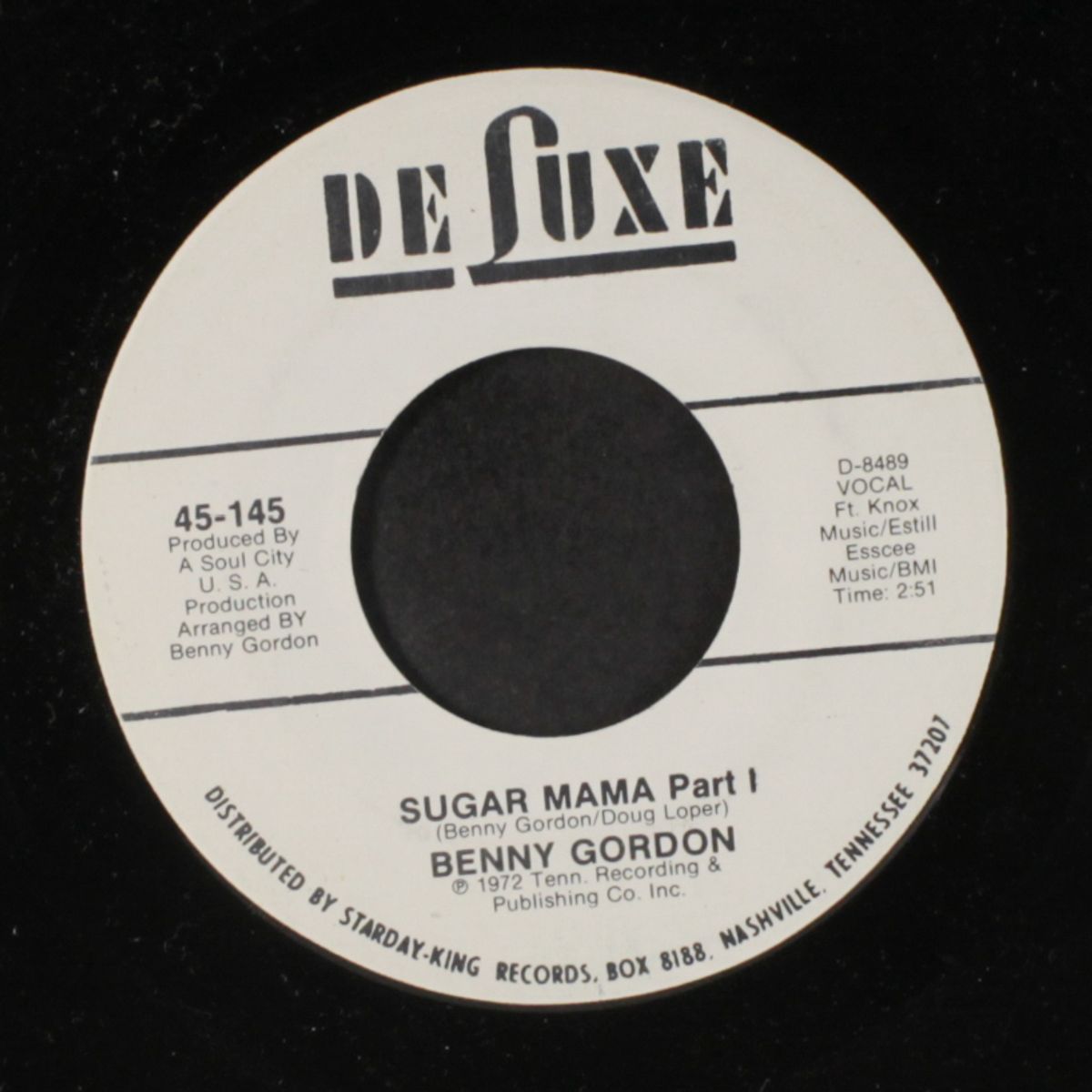 sugar mama / part 2 by BENNY GORDON