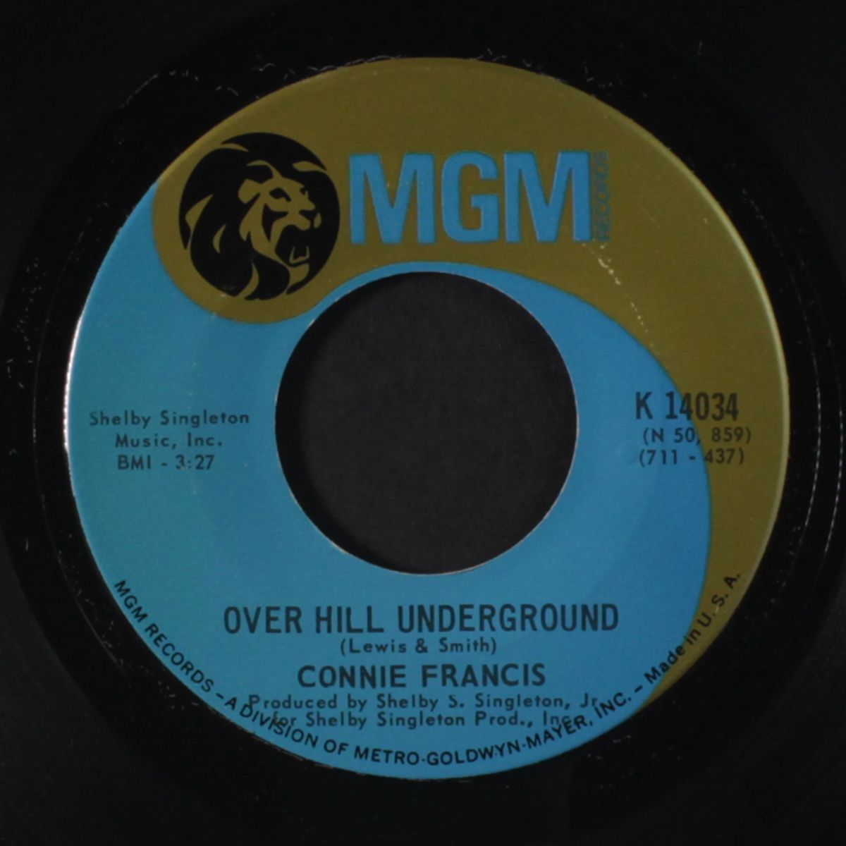 the wedding cake / over hill underground by CONNIE FRANCIS